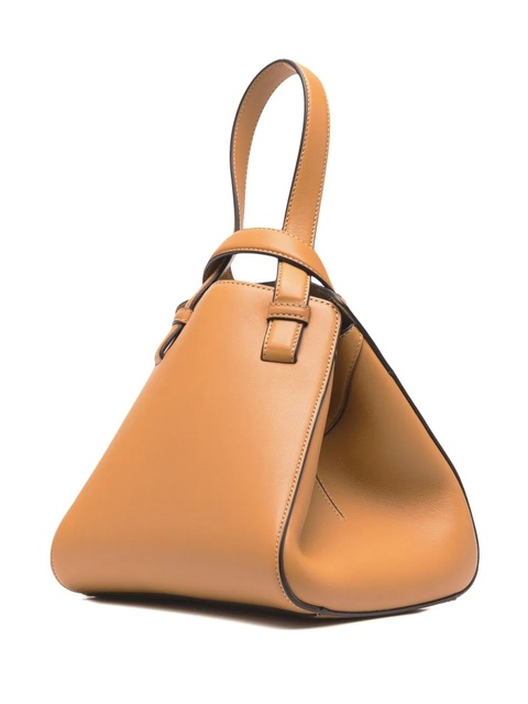 LOEWE Hammock Nugget logo-embossed mini bag - Brown - zdjęcie produktu nr 2