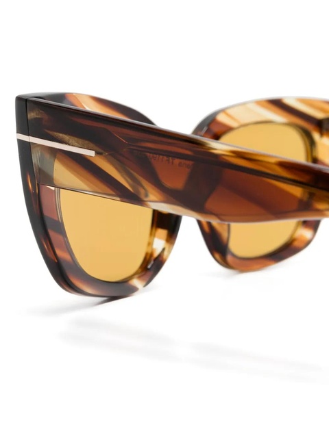 TOM FORD Eyewear Athena sunglasses - Brown - zdjęcie produktu nr 2