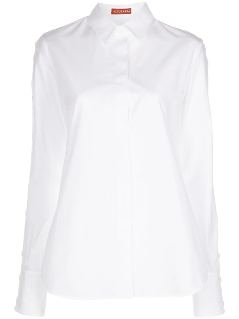 Altuzarra Scottie long-sleeve shirt - White - zdjęcie produktu nr 1