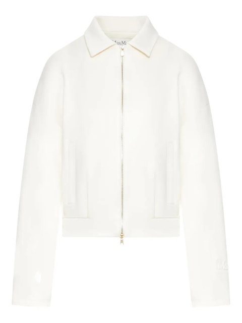 Max Mara shirt-collar zip-front jacket - White - zdjęcie produktu nr 2