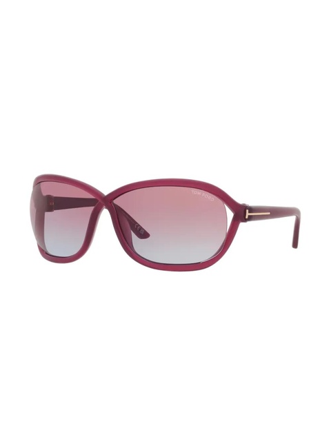 TOM FORD Eyewear Fernanda oversized-frame sunglasses - Purple - zdjęcie produktu nr 2