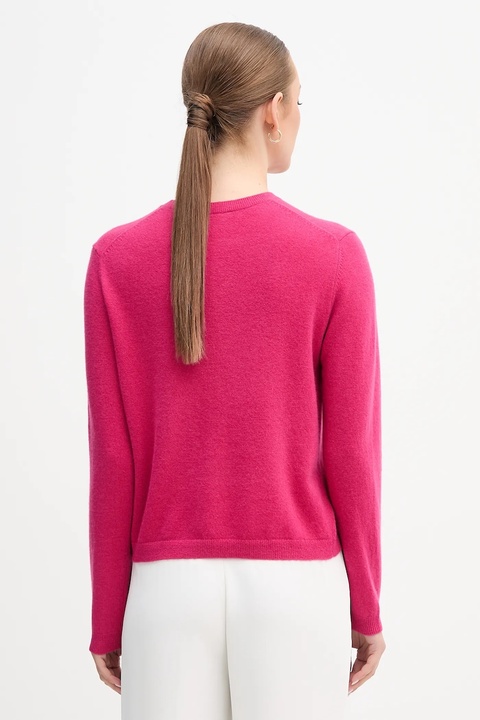 United Colors of Benetton sweter wełniany damski kolor różowy lekki 1002D501U - zdjęcie produktu nr 2