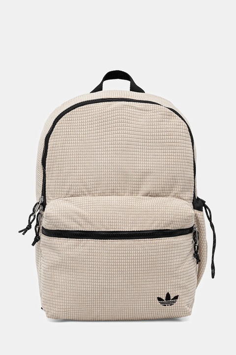 adidas Originals plecak kolor beżowy duży gładki JW1186 - zdjęcie produktu nr 1