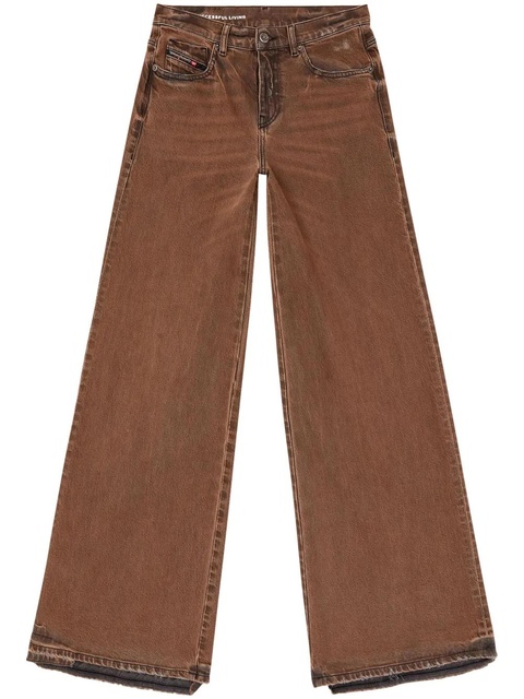 Diesel 1978 D-Akemi wide-legged jeans - Brown - zdjęcie produktu nr 1