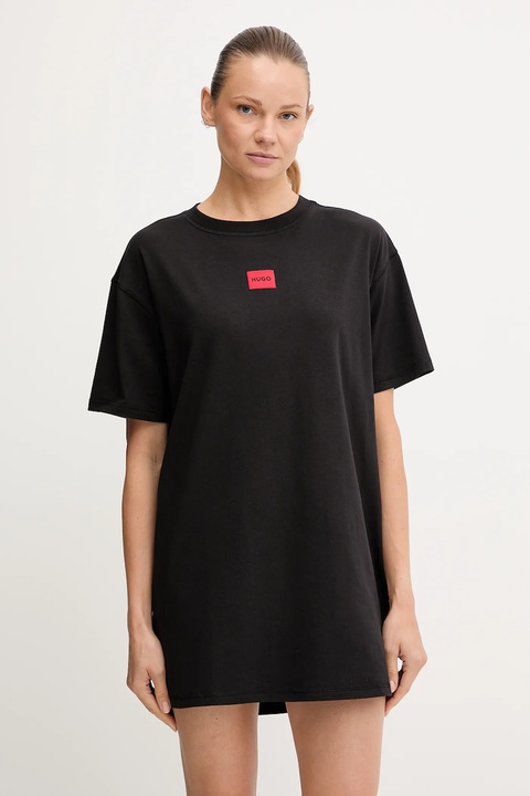 HUGO t-shirt piżamowy damska kolor czarny 50549918 - zdjęcie produktu nr 1