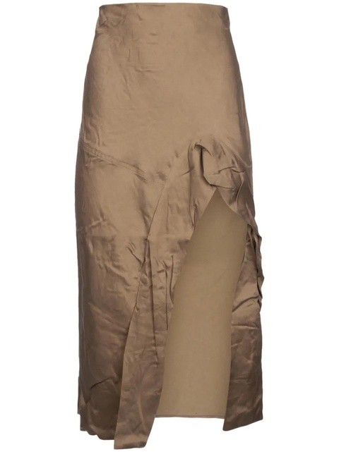 Yuzefi ruffle-detail skirt - Brown - zdjęcie produktu nr 1