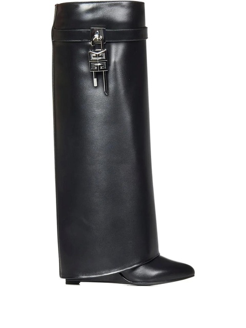 Givenchy 90mm Shark Lock boots - Black - zdjęcie produktu nr 1