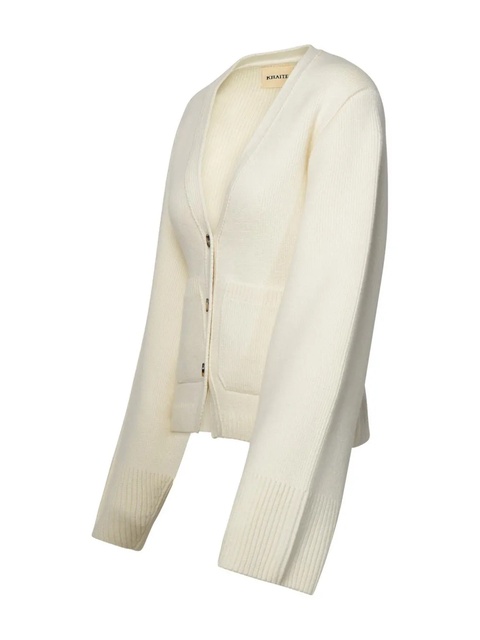 KHAITE Scarlet cardigan - White - zdjęcie produktu nr 2