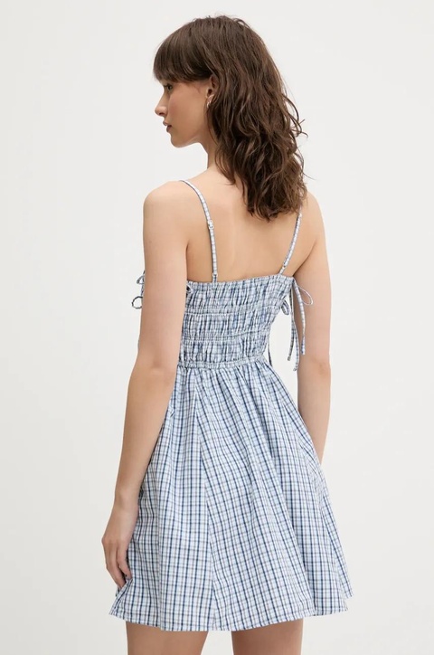 Abercrombie & Fitch sukienka kolor niebieski mini rozkloszowana KI159-5820 - zdjęcie produktu nr 2