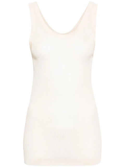 LEMAIRE semi-sheer tank top - Neutrals - zdjęcie produktu nr 1