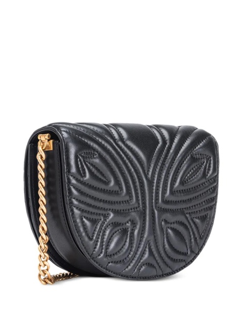 PINKO Love leather crossbody bag - Black - zdjęcie produktu nr 2