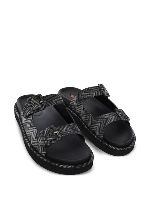 Missoni zigzag Clea sandals - Black - zdjęcie produktu nr 2