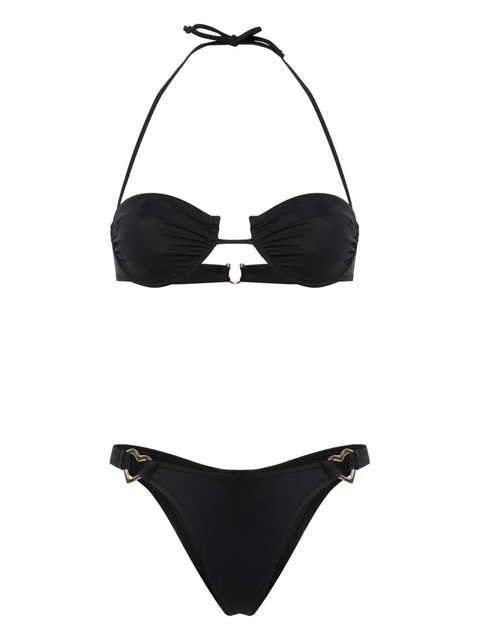 ROTATE BIRGER CHRISTENSEN ring-detailing bikini - Black - zdjęcie produktu nr 1