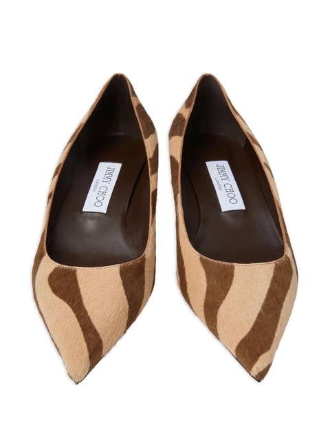 Jimmy Choo Amelia zebra-print pumps - Brown - zdjęcie produktu nr 1