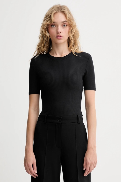 Calvin Klein t-shirt damski kolor czarny LV044D246G - zdjęcie produktu nr 1