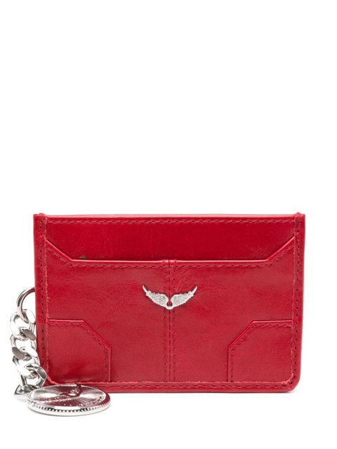 Zadig&Voltaire Sunny Pass leather card holder - Red - zdjęcie produktu nr 1