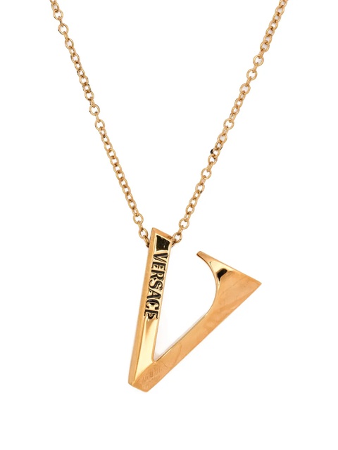 Versace V-pendant necklace - Gold - zdjęcie produktu nr 1