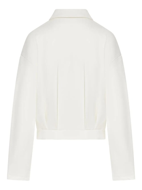 Max Mara shirt-collar zip-front jacket - White - zdjęcie produktu nr 1