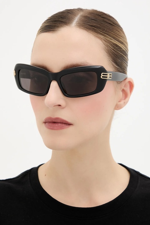 Balenciaga okulary przeciwsłoneczne damskie kolor czarny BB0432S - zdjęcie produktu nr 1