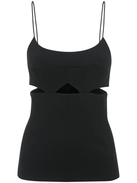 Victoria Beckham cut-out tank top - Black - zdjęcie produktu nr 1