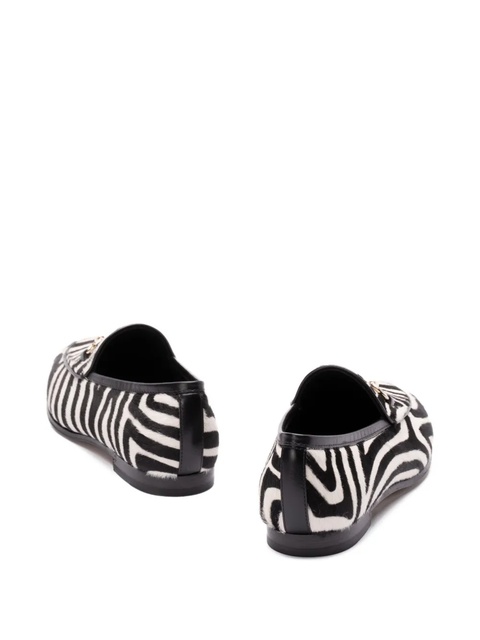 Gucci zebra-print loafers - Black - zdjęcie produktu nr 1