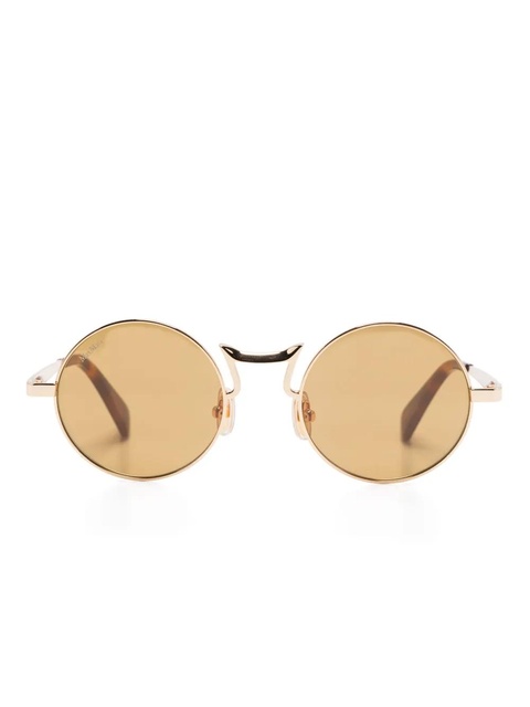 Max Mara Eyewear Safiye sunglasses - Gold - zdjęcie produktu nr 2