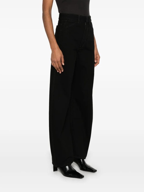 LEMAIRE high-waisted curved jeans - Black - zdjęcie produktu nr 2