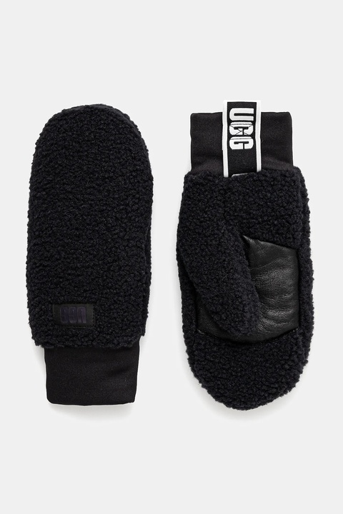 UGG rękawiczki damskie kolor czarny 101099 - zdjęcie produktu nr 1