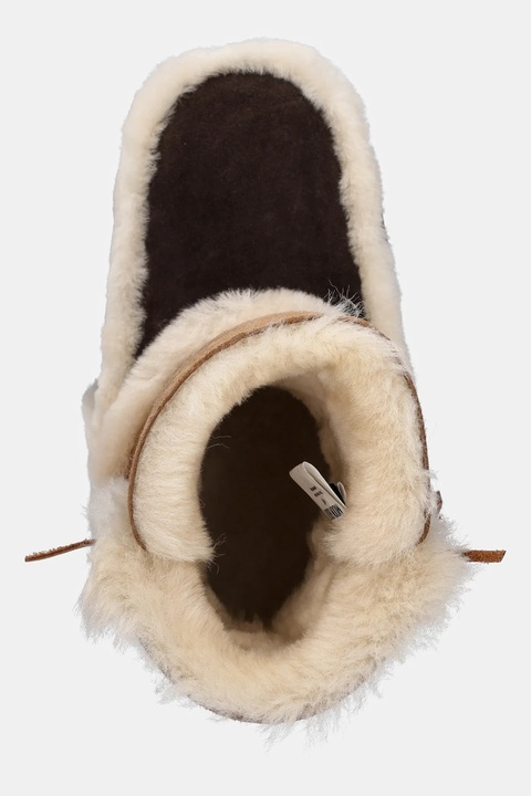 Moon Boot śniegowce zamszowe MB EVX PATCH kolor brązowy 80D1470060 MM05 - zdjęcie produktu nr 2