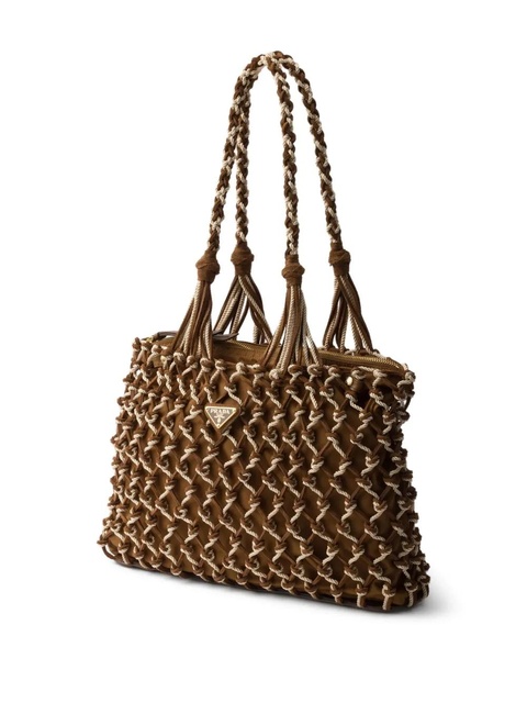 Prada large Noué tote bag - Brown - zdjęcie produktu nr 2