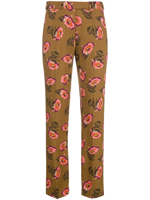 ETRO floral trousers - Brown - zdjęcie produktu nr 1