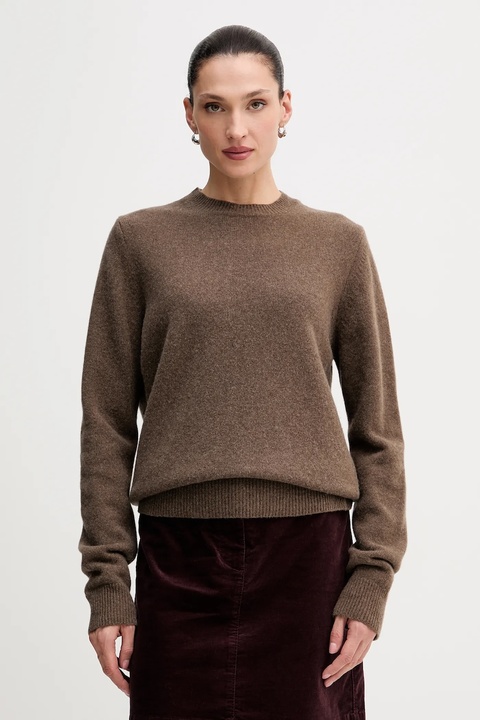 La Mania sweter wełniany MELLOW damski kolor brązowy MELLOW - zdjęcie produktu nr 1