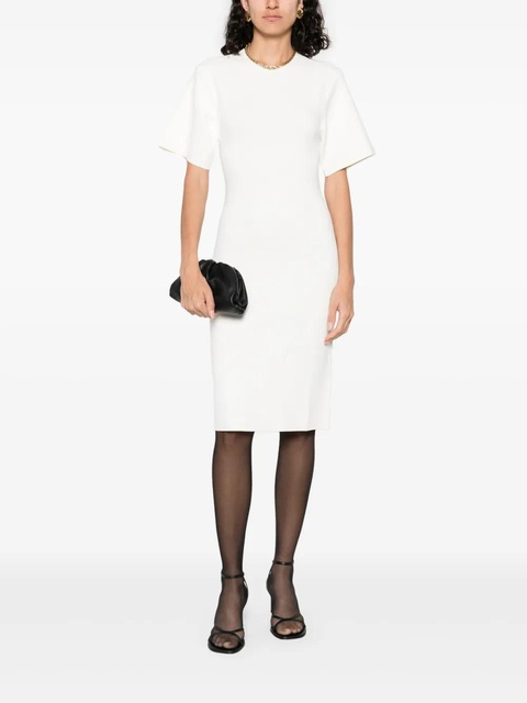 TOTEME fine-knit midi dress - White - zdjęcie produktu nr 2