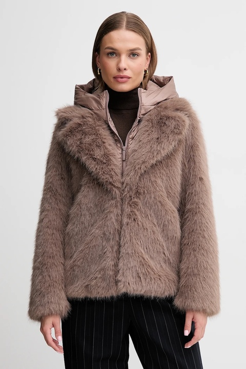 Bomboogie płaszcz puchowy kolor beżowy GW9148TFRL5 - zdjęcie produktu nr 1