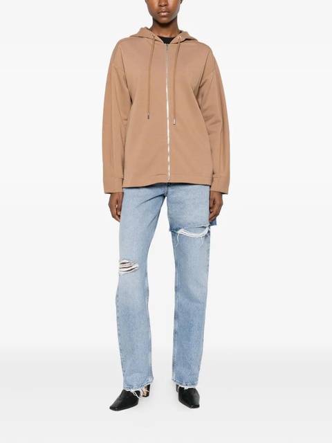 Max Mara Onore zip-up hoodie - Brown - zdjęcie produktu nr 2