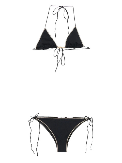Oséree ribbed bikini - Black - zdjęcie produktu nr 1