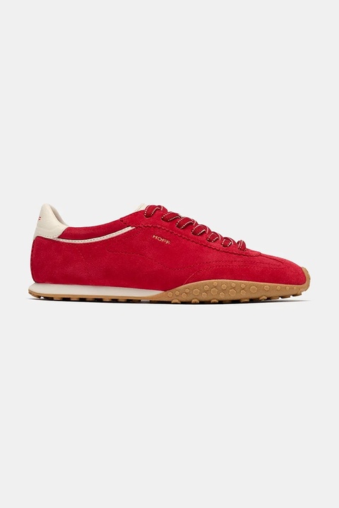 Hoff sneakersy zamszowe BRIDGE kolor czerwony 22561027 - zdjęcie produktu nr 1