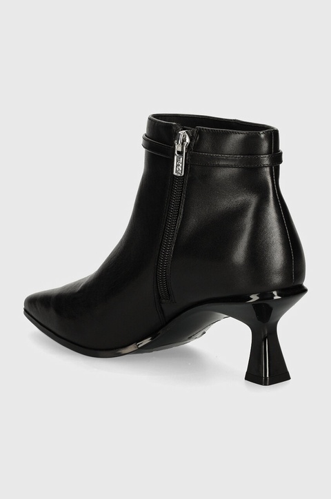 Karl Lagerfeld botki PANACHE damskie kolor czarny na szpilce KL30854 - zdjęcie produktu nr 1