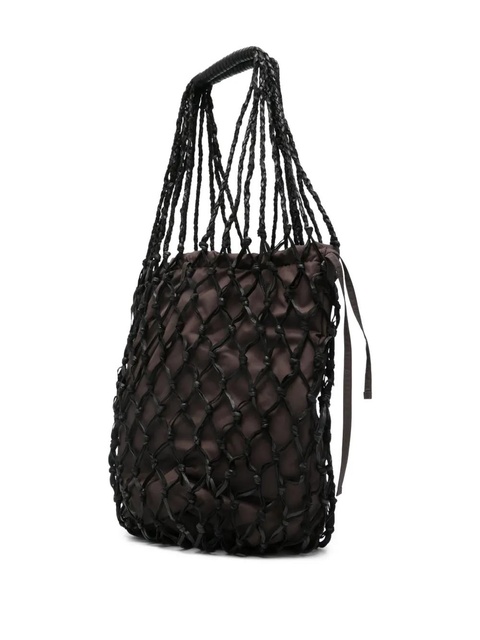 Alysi interwoven tote bag - Black - zdjęcie produktu nr 2
