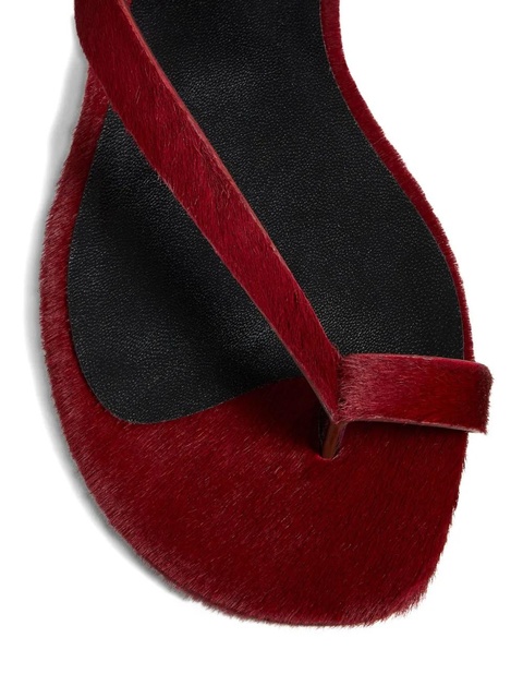 KHAITE Aimee ankle-strap sandal - Red - zdjęcie produktu nr 1