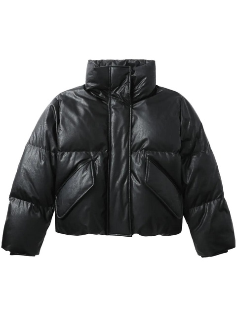 MM6 Maison Margiela numbers-motif padded jacket - Black - zdjęcie produktu nr 2