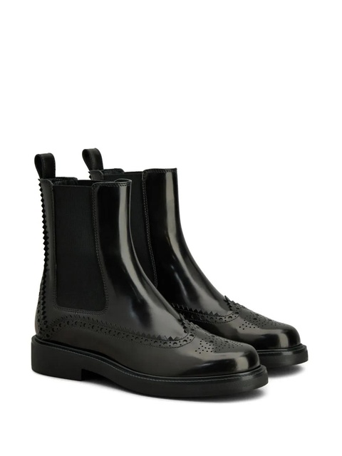 Tod's brogue-style Chelsea boots - Black - zdjęcie produktu nr 2
