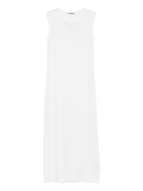 Jil Sander sleeveless round-neck dress - White - zdjęcie produktu nr 1