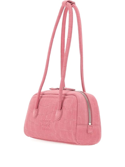 Marge Sherwood Soft Boston leather shoulder bag - Pink - zdjęcie produktu nr 1