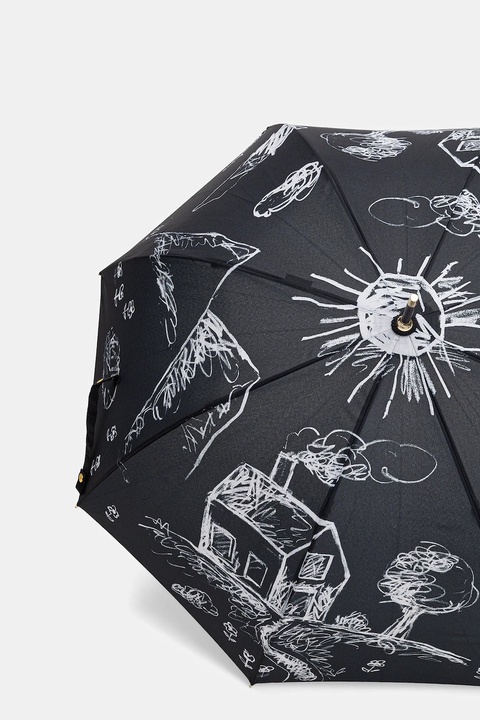Moschino parasol kolor czarny 8979 - zdjęcie produktu nr 2