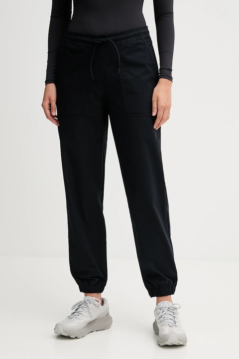 Columbia spodnie ROC Ripstop damskie kolor czarny high waist 2135771 - zdjęcie produktu nr 1