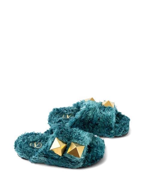 Valentino Garavani pyramidal stud-embellishment sandals - Blue - zdjęcie produktu nr 1