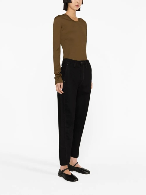 LEMAIRE Twisted cropped jeans - Black - zdjęcie produktu nr 2