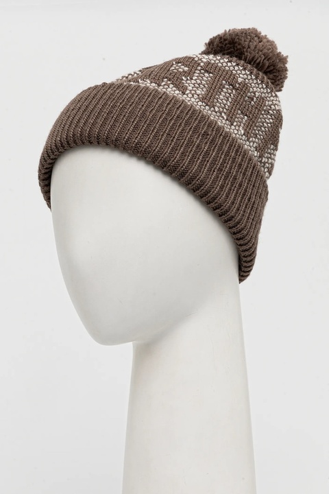 The North Face czapka Retro Cabin Beanie kolor brązowy NF0A88QW87I1 - zdjęcie produktu nr 2