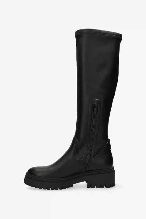 Mexx kozaki PHAEDRE KETO damskie kolor czarny na płaskim obcasie MI001803753W - zdjęcie produktu nr 1